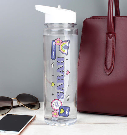 Personalised Good Vibes Water Bottle