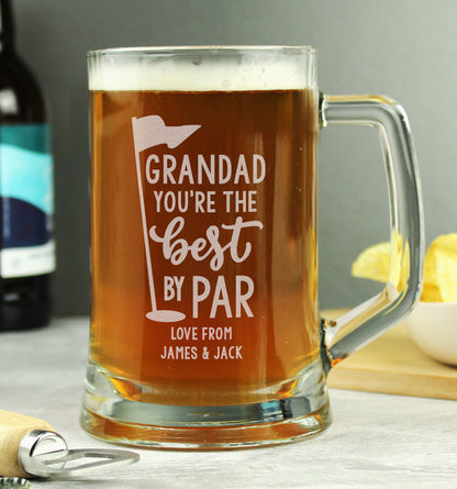 Personalised Best By Par Tankard