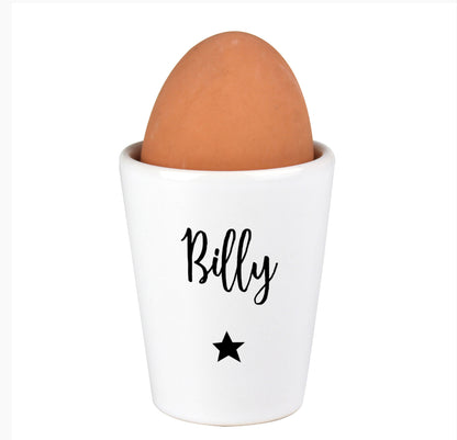Personalised Star Name Only Egg Cup