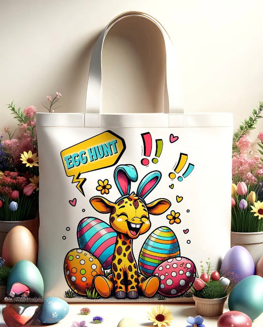 Giraffe Easter Egg Hunt Bag