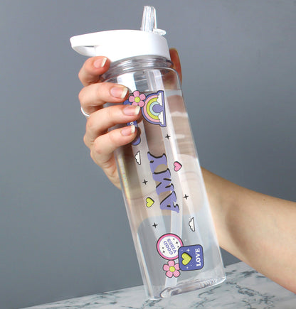 Personalised Good Vibes Water Bottle
