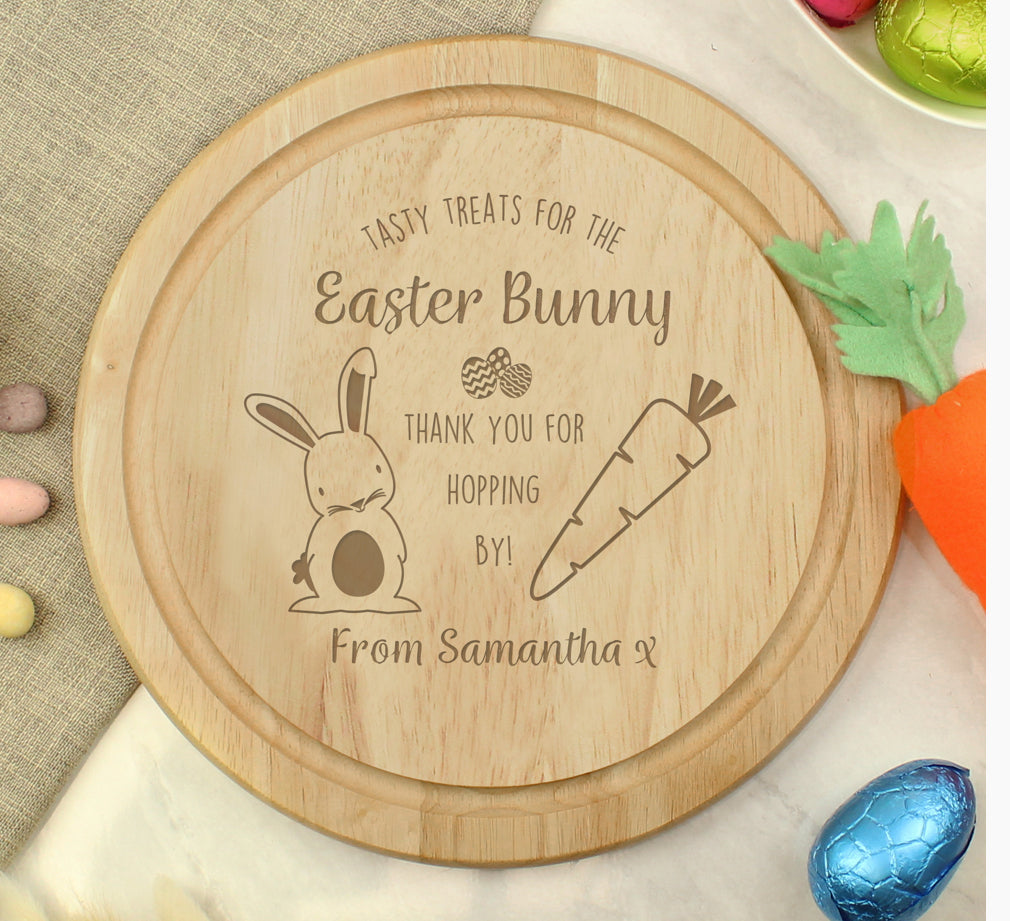 Personalised Easter Bunny Treat Board