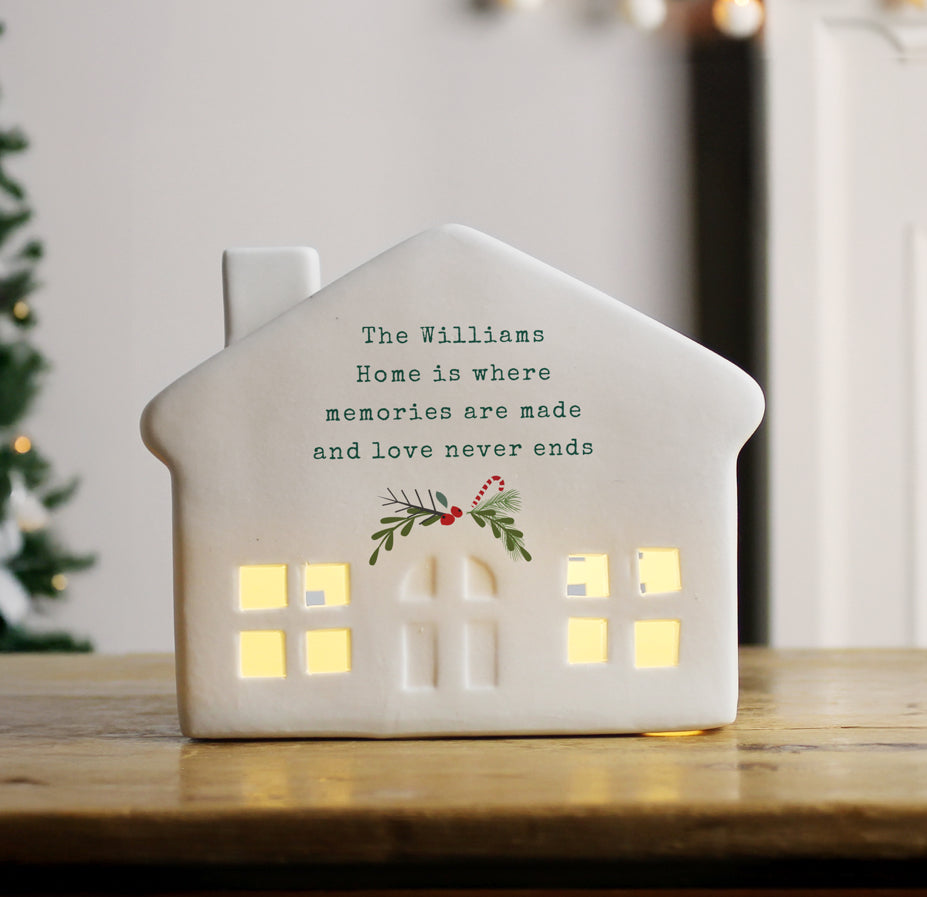 Personalised Christmas LED House