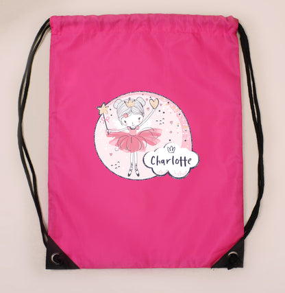 Personalised Fairy Pink Kit Bag