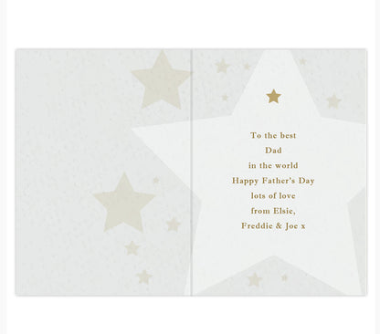 Personalised Number 1 Medal Card