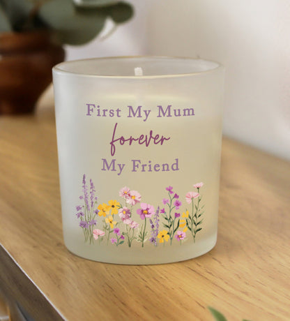 Personalised Wild Flower Jar Candle