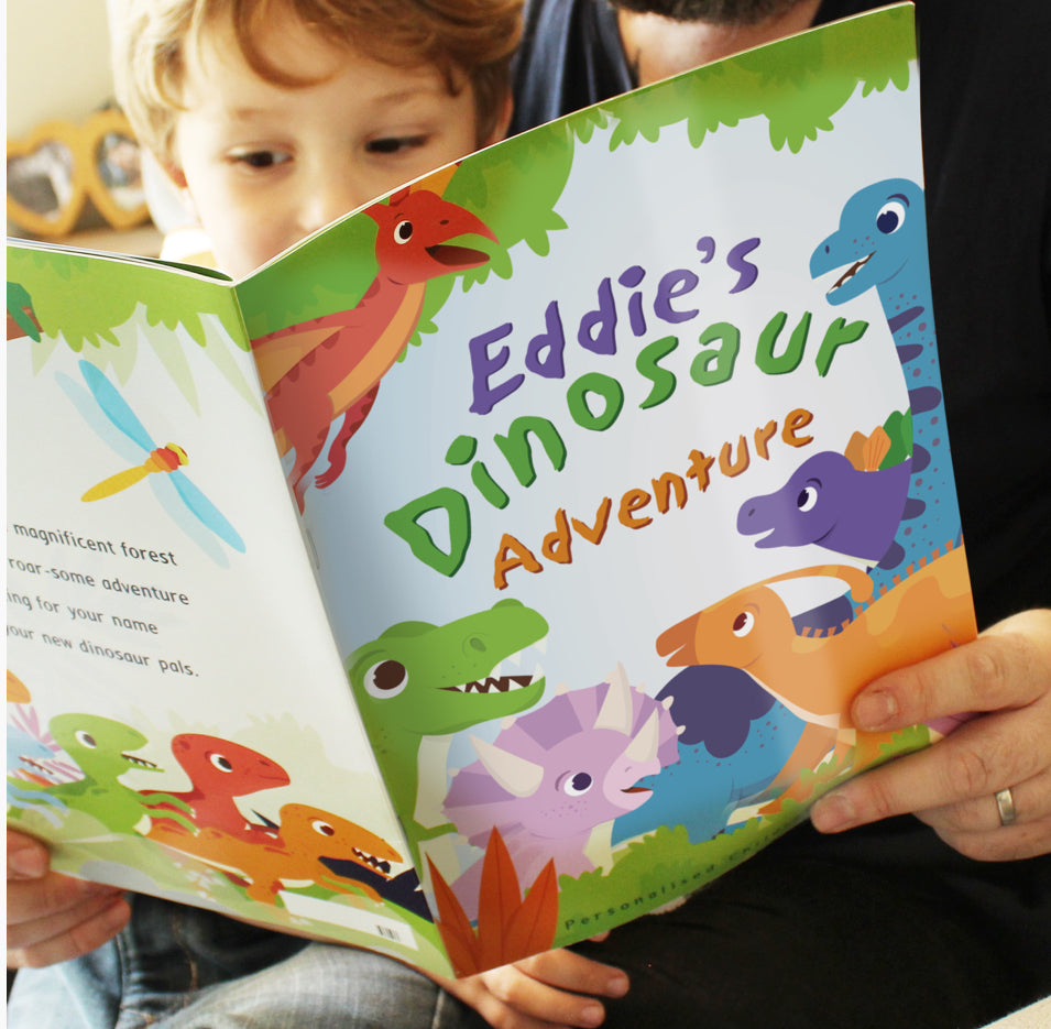 Personalised Dinosaur Adventure Story Book