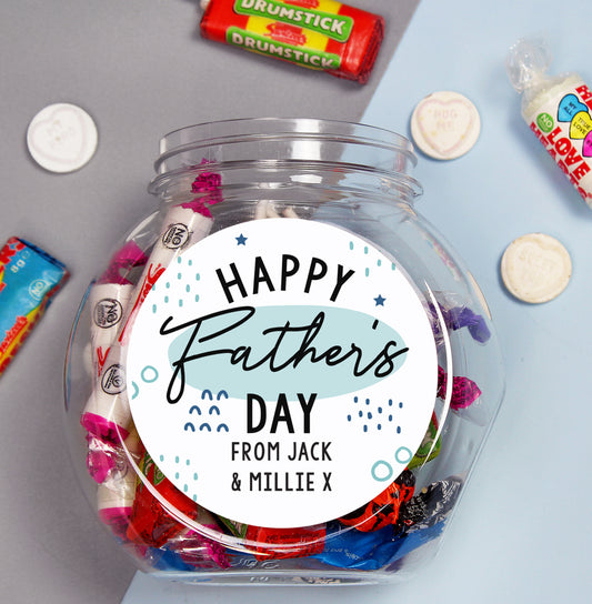 Personalised Father's Day Sweet Jar