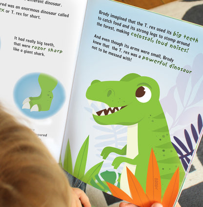 Personalised Dinosaur Adventure Story Book