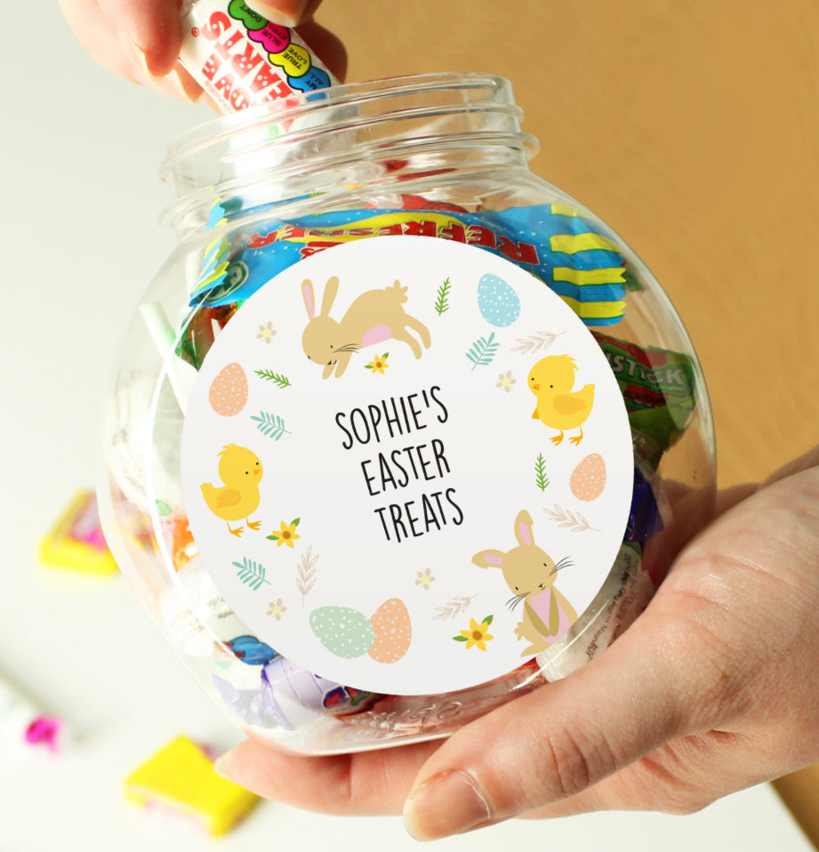 Personalised Easter Sweets Jar