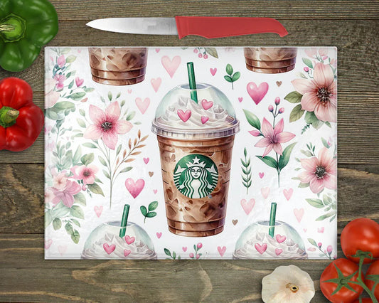 Starbucks Glass Chopping Board