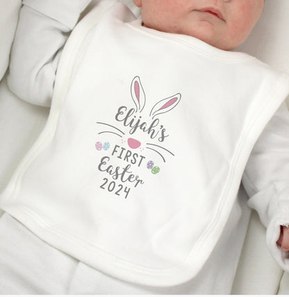 Personalised First Easter Babys Bib