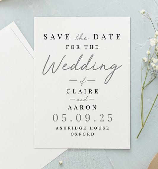 Personalised Set of 36 Wedding Save the Dates