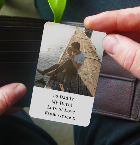 Personalised Photo Upload Wallet Card