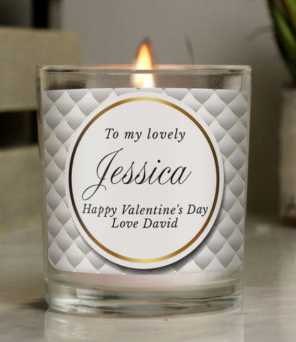 Personalised Opulent Scented Jar Candle