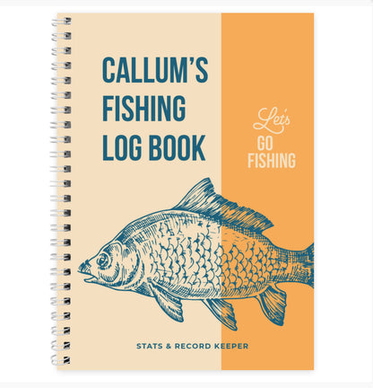 Personalised A5 Fishing Log Book