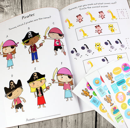Personalised Activity Book with Stickers