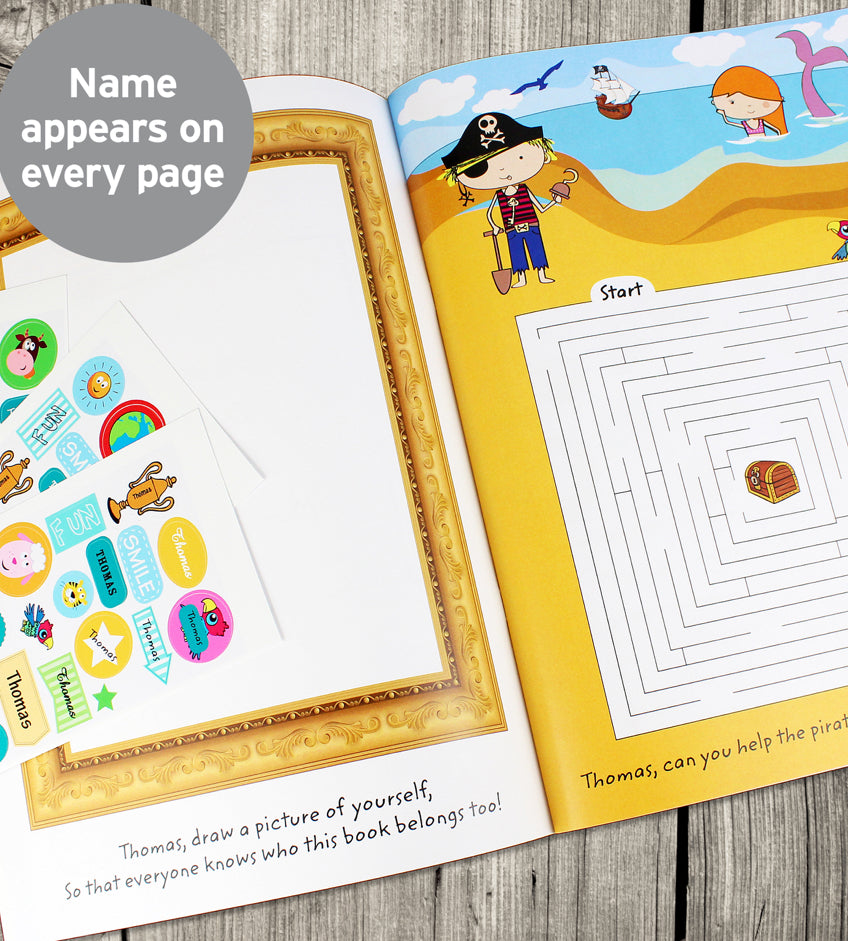 Personalised Activity Book with Stickers