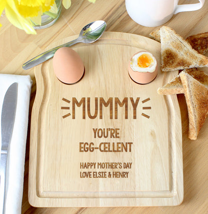 Personalised Free Text Egg & Toast Board