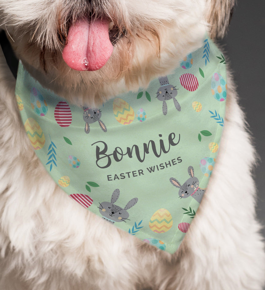 Personalised Easter Dog Bandana