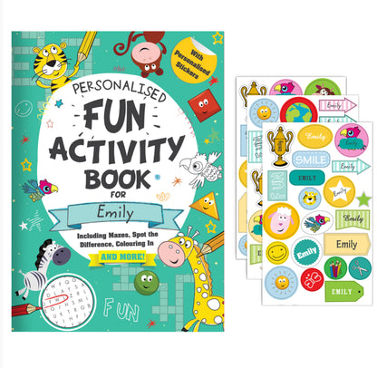 Personalised Activity Book with Stickers
