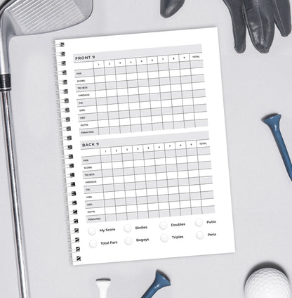 Personalised A5 Golf Log Book