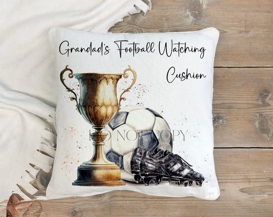 Grandads Football Watching Cushion 40cm super soft