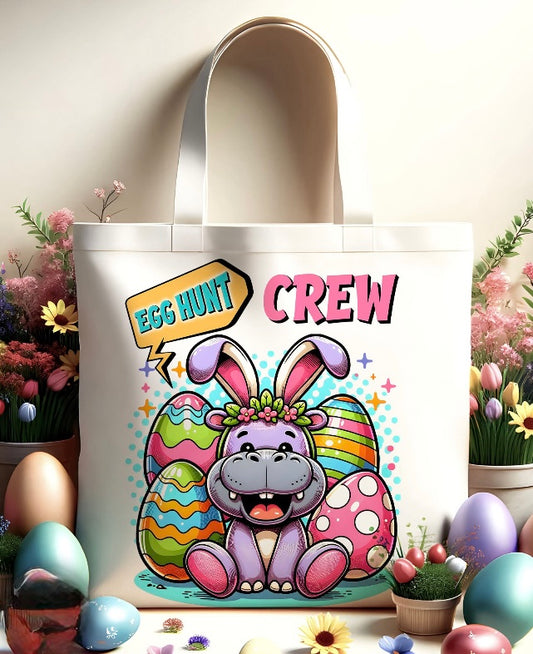 Hippo Easter Egg Hunt Bag