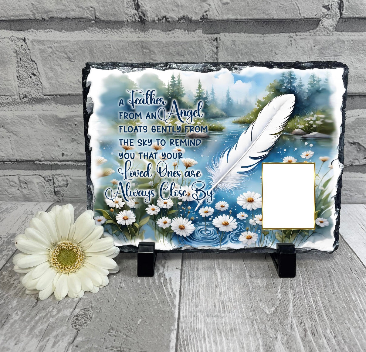 A Feather From An Angel Photo Slate