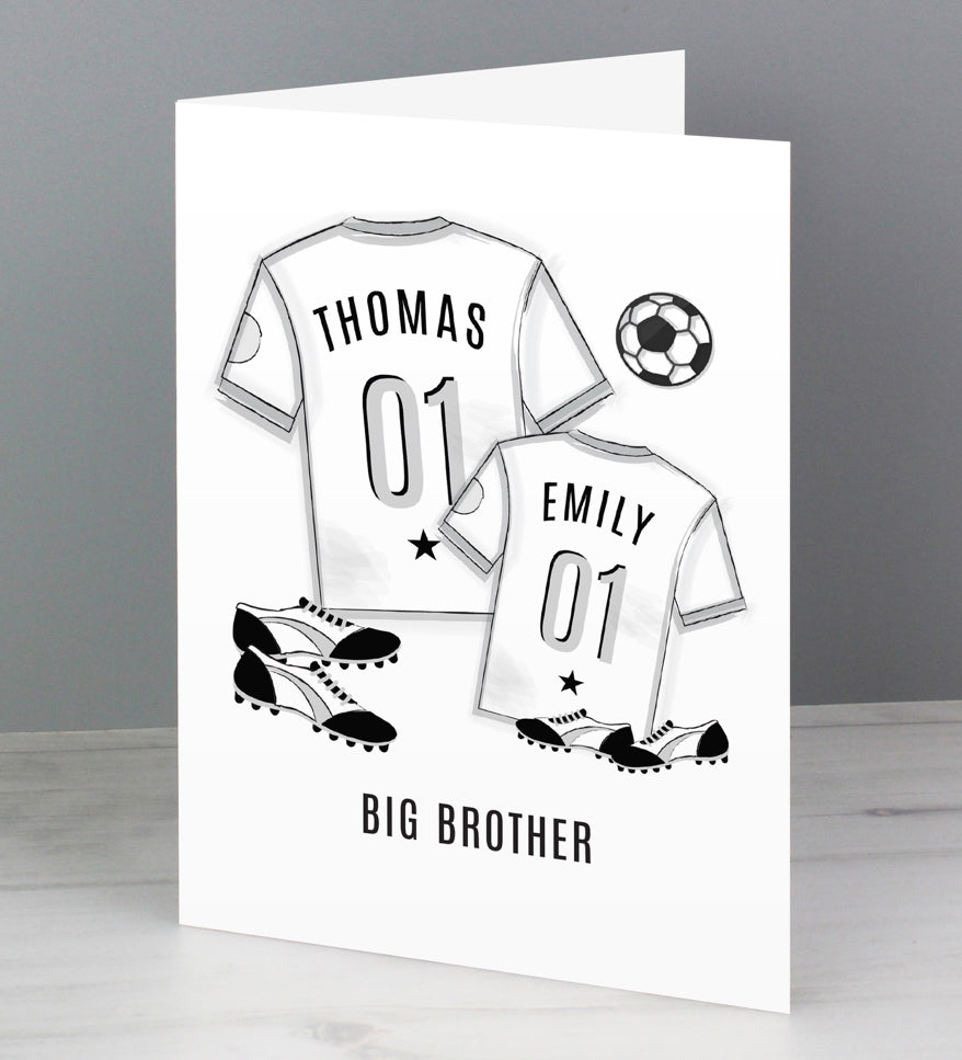 Personalised Football Mini Me Card