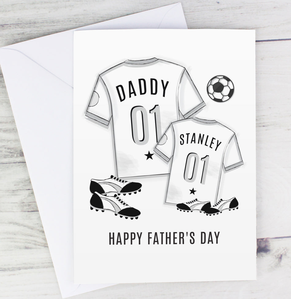 Personalised Football Mini Me Card