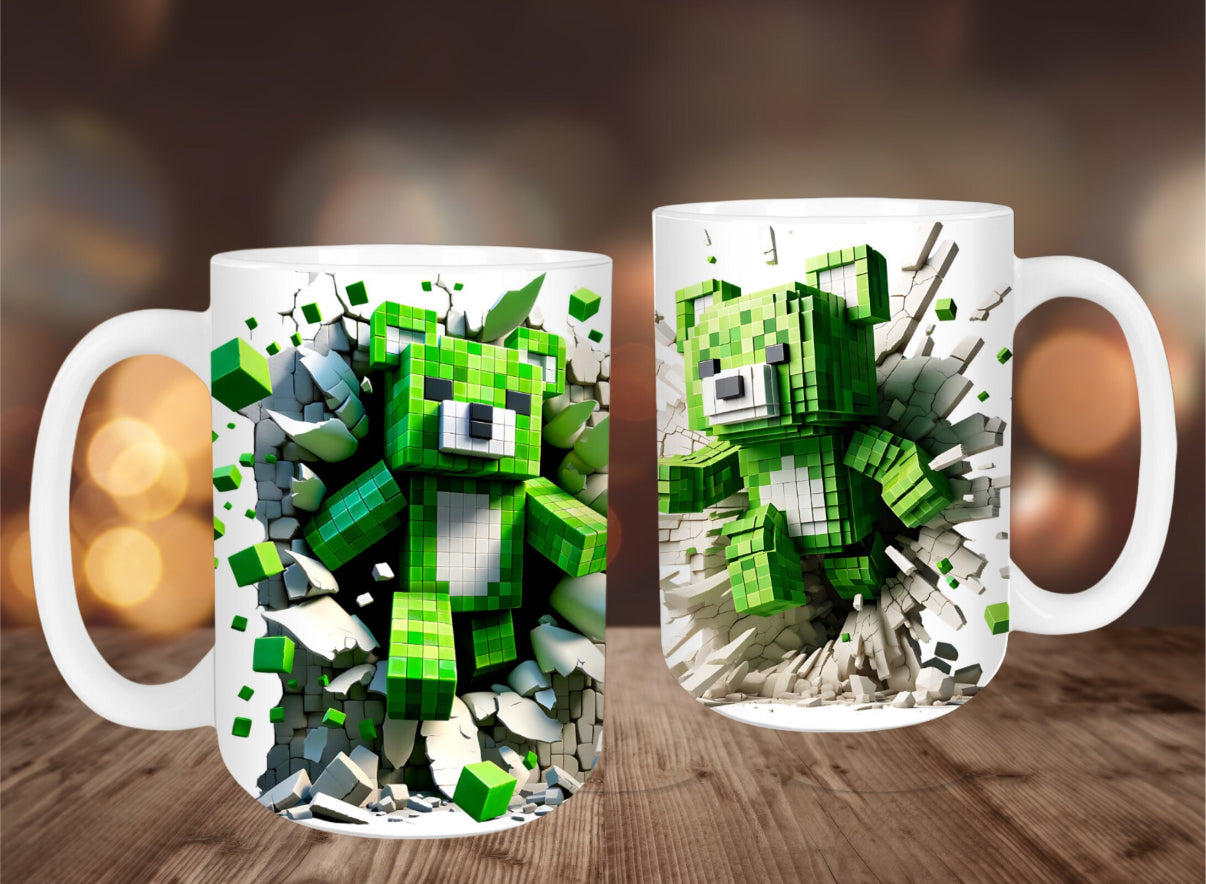 Minecraft Teddy Mug