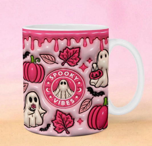 Pink Spooky Vibes Mug