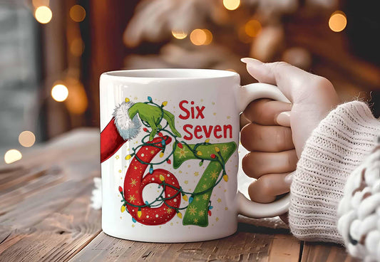 Grinch Six Seven Mug