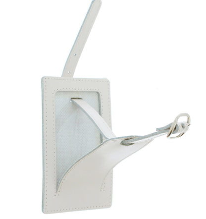 Personalised Classic Cream Luggage Tag