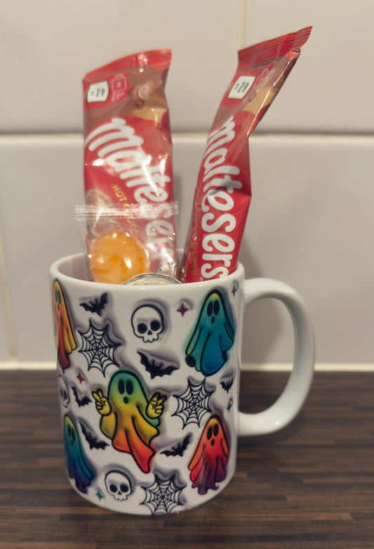 Multi Colour Ghost Mug