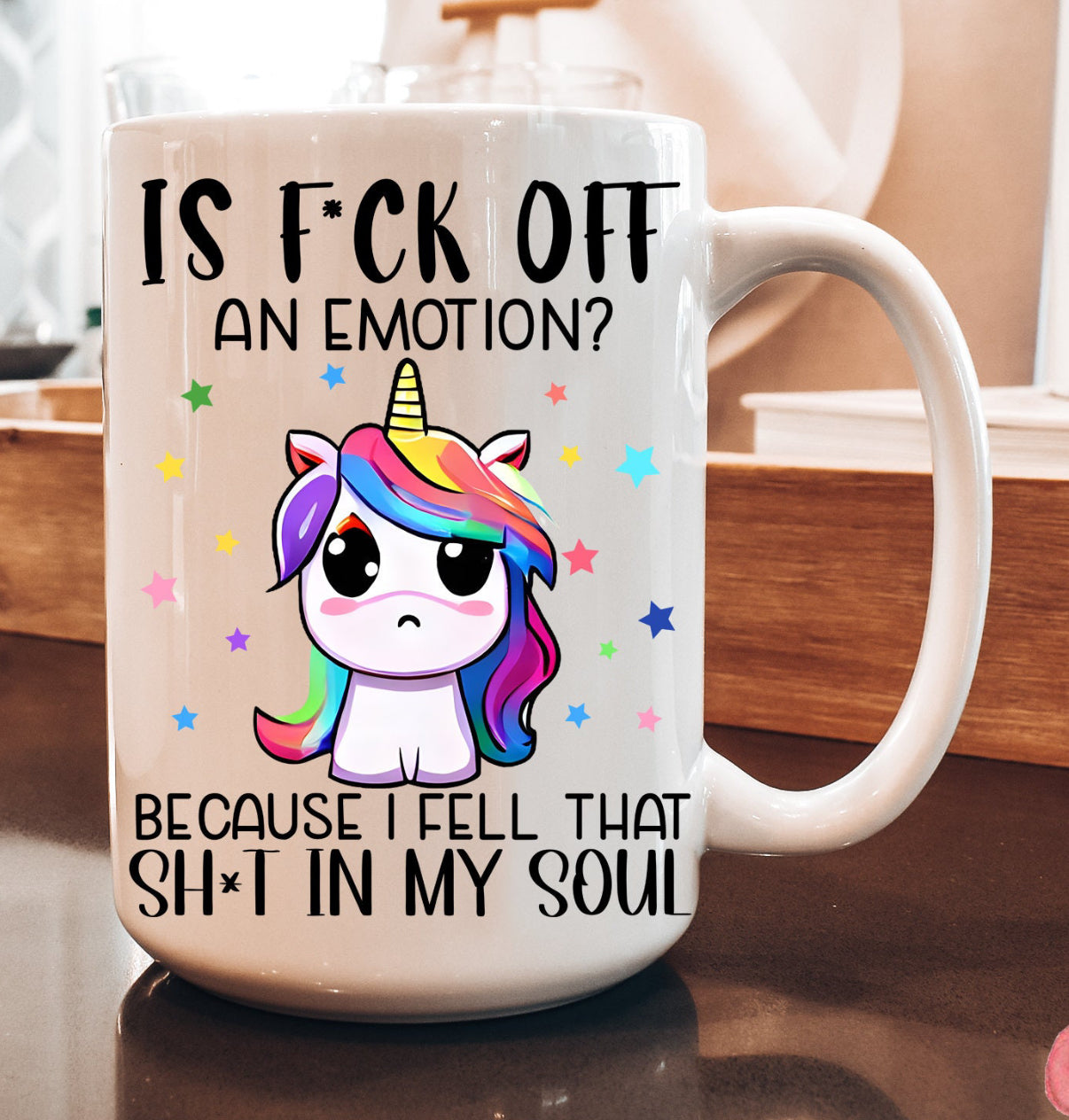 Is F*ck Off An Emotion Unicorn Mug