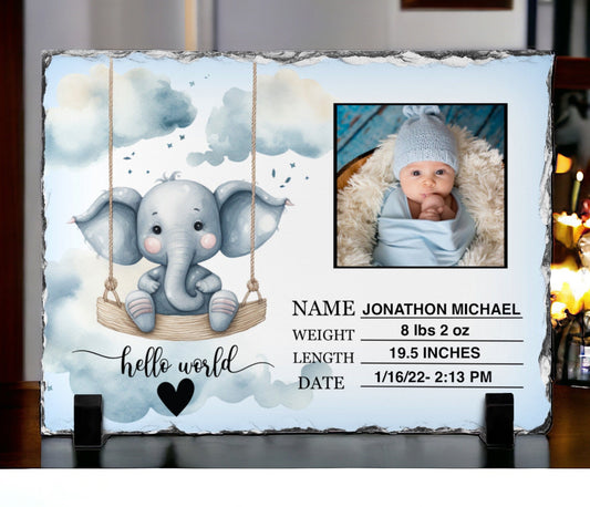 Hello World Photo Slate