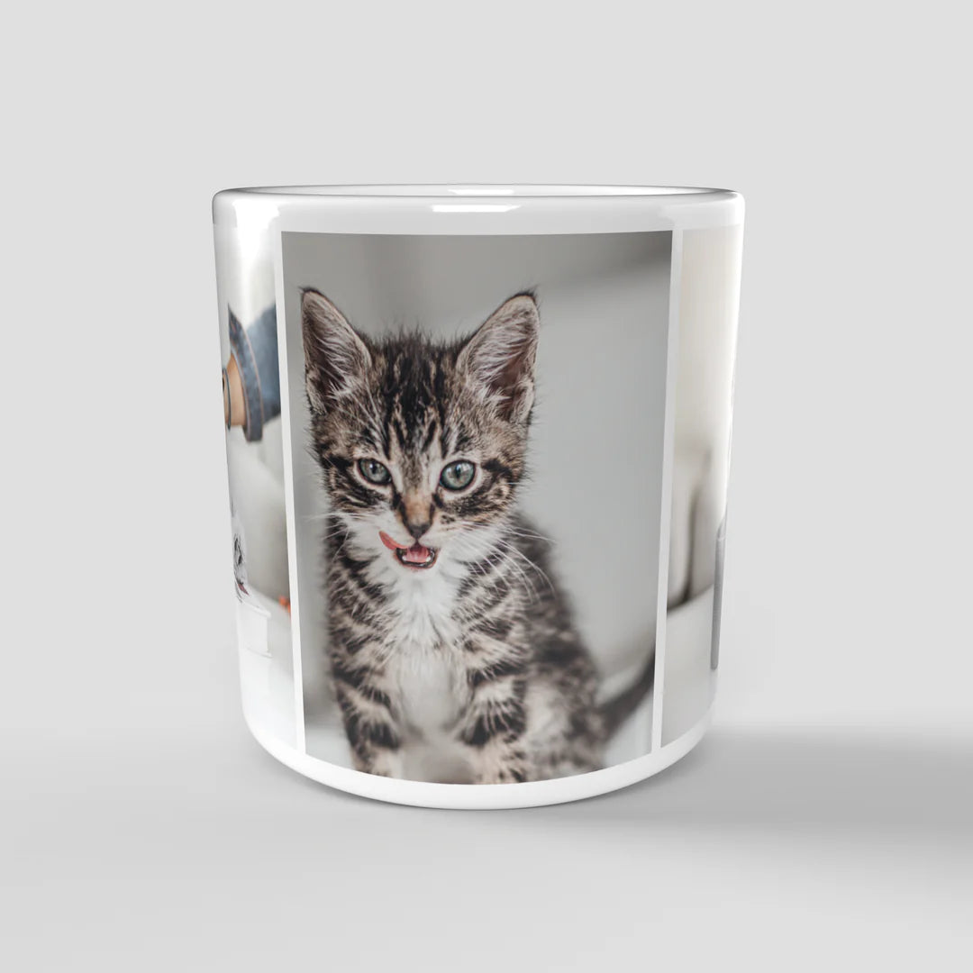 Photo Mug with 3 photos