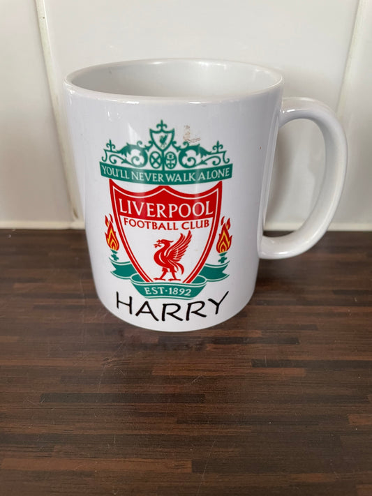 Personalised Liverpool mug